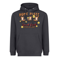Smoke glitter softball Heavyweight Hoodie - MaliasSmallBusiness