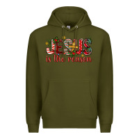 Army Green jesus is the reason christmas bbs Premium Hoodie - BundleAndBundleShop