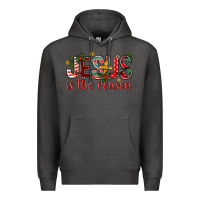 Charcoal Heather jesus is the reason christmas bbs Premium Hoodie - BundleAndBundleShop