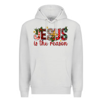 Dove Grey jesus is the reason christmas bbs Premium Hoodie - BundleAndBundleShop