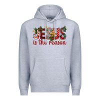 Heather Grey jesus is the reason christmas bbs Premium Hoodie - BundleAndBundleShop