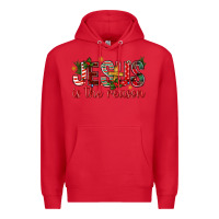 Red jesus is the reason christmas bbs Premium Hoodie - BundleAndBundleShop
