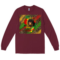 Burgundy free ish since 1865 Long Sleeve Tee - HRA Design Shop