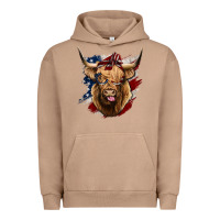 Pigment Burro American Highland Cow Urban Hoodie - Bettercallsaul