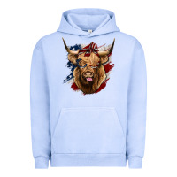 Pigment Grape Ice American Highland Cow Urban Hoodie - Bettercallsaul