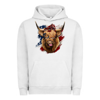 Pigment Lunar Rock American Highland Cow Urban Hoodie - Bettercallsaul