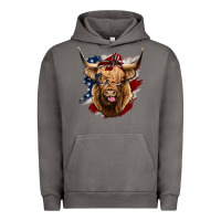 Pigment Tornado American Highland Cow Urban Hoodie - Bettercallsaul