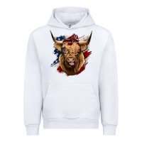White American Highland Cow Urban Hoodie - Bettercallsaul