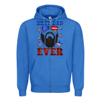 True Royal best dad ever american flag Zipper Hoodie - Artiststas
