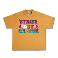 Peanut Butter Strike Out Cancer Baseball Urban Heavy Tee - texasbilliewilder