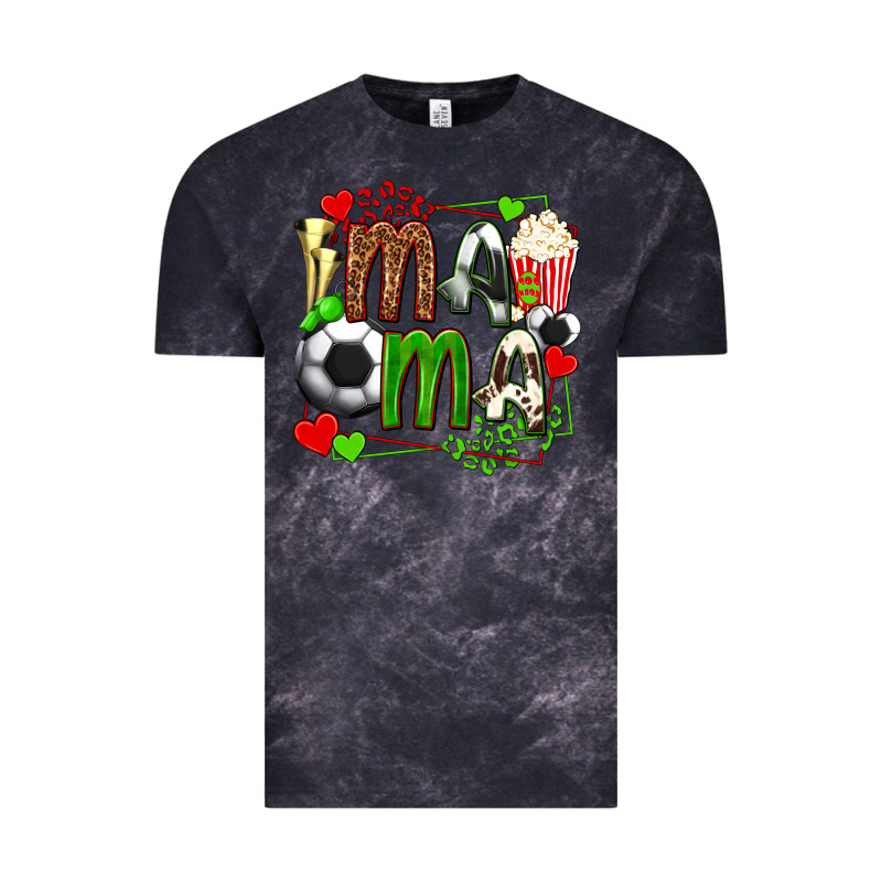 Mama Soccer With Popcorn Vintage Tee by texasbilliewilder | Teevron