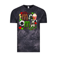 Cloud Black mama soccer with popcorn Vintage Tee - texasbilliewilder