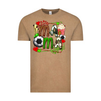 Vintage Coffee mama soccer with popcorn Vintage Tee - texasbilliewilder