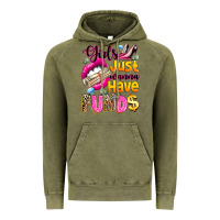 Vintage Olive girls just wanna have  funds Vintage Hoodie - texasbilliewilder