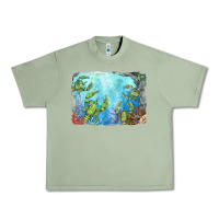 Oil Green lobster background Urban Heavy Tee - BarkalooDesign