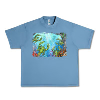 Pebble Blue lobster background Urban Heavy Tee - BarkalooDesign