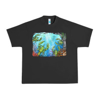 Pigment Black lobster background Urban Heavy Tee - BarkalooDesign