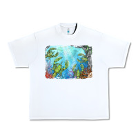 White lobster background Urban Heavy Tee - BarkalooDesign