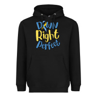 Black down right perfect Heavyweight Hoodie - MaliasSmallBusiness