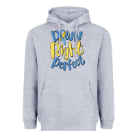 Heather Grey down right perfect Heavyweight Hoodie - MaliasSmallBusiness