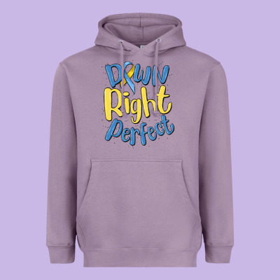 Down Right Perfect Heavyweight Hoodie Designed By Maliassmallbusiness