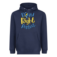 Navy down right perfect Heavyweight Hoodie - MaliasSmallBusiness