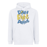 White down right perfect Heavyweight Hoodie - MaliasSmallBusiness