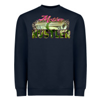 Navy mother hustler Heavyweight Sweatshirt - Zillion Design Studio
