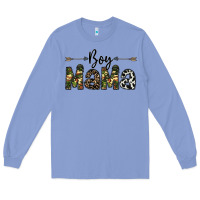 Colony Blue boy mama Long Sleeve Tee - CowhideDigitalArt
