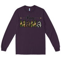 Plum boy mama Long Sleeve Tee - CowhideDigitalArt
