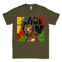 Army Green black mom magic juneteenth Classic Tee - HRA Design Shop