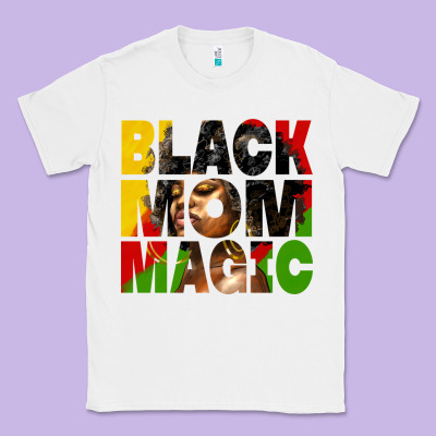 Black Mom Magic Juneteenth Classic Tee Designed By Hra Design Shop