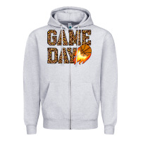 Heather Grey game day basketball Zipper Hoodie - JahusDesignShop