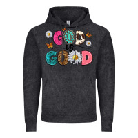 Vintage Black god is good Vintage Hoodie - texasbilliewilder