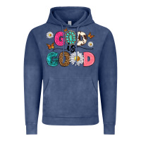 Vintage Denim god is good Vintage Hoodie - texasbilliewilder