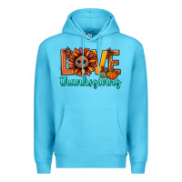 Ocean Blue love thanksgiving bbs Premium Hoodie - BundleAndBundleShop