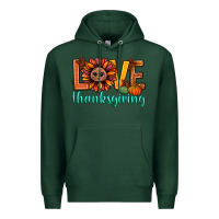 Sports Green love thanksgiving bbs Premium Hoodie - BundleAndBundleShop