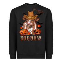 Black Boohaw Heifer Heavyweight Sweatshirt - RanaPortraitStore