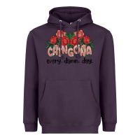 Plum chingona every damn day Heavyweight Hoodie - MaliasSmallBusiness