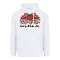 White chingona every damn day Heavyweight Hoodie - MaliasSmallBusiness