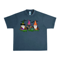 Midnight Navy happy halloween gnome pumpkin Urban Heavy Tee - RanaPortraitStore