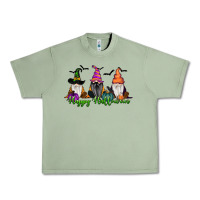 Oil Green happy halloween gnome pumpkin Urban Heavy Tee - RanaPortraitStore