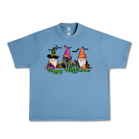 Pebble Blue happy halloween gnome pumpkin Urban Heavy Tee - RanaPortraitStore