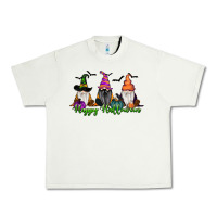 Pistachio happy halloween gnome pumpkin Urban Heavy Tee - RanaPortraitStore