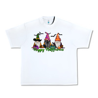 White happy halloween gnome pumpkin Urban Heavy Tee - RanaPortraitStore
