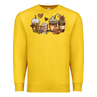 Lemon melanin afro coffee cups Premium Sweatshirt - MaliasSmallBusiness