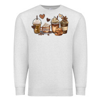 Oatmeal Heather melanin afro coffee cups Premium Sweatshirt - MaliasSmallBusiness