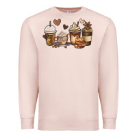 Pale Pink melanin afro coffee cups Premium Sweatshirt - MaliasSmallBusiness