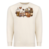 Sandshell melanin afro coffee cups Premium Sweatshirt - MaliasSmallBusiness
