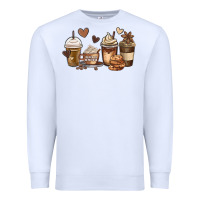 White melanin afro coffee cups Premium Sweatshirt - MaliasSmallBusiness